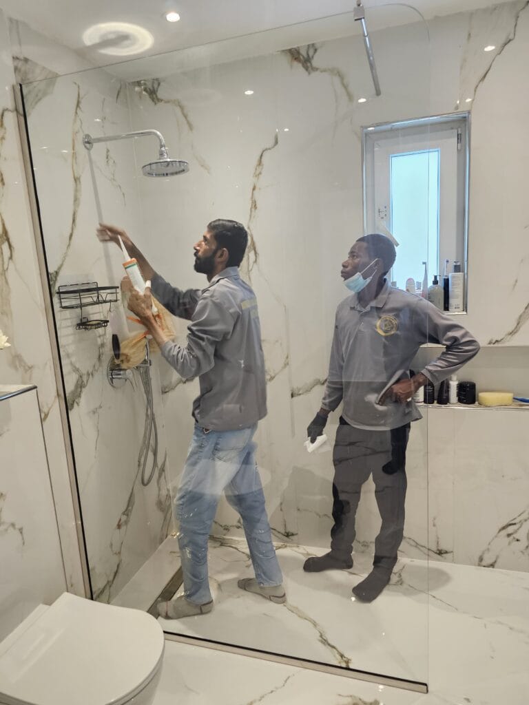 Royalsons Bathroom renovation experts on a remodeling project