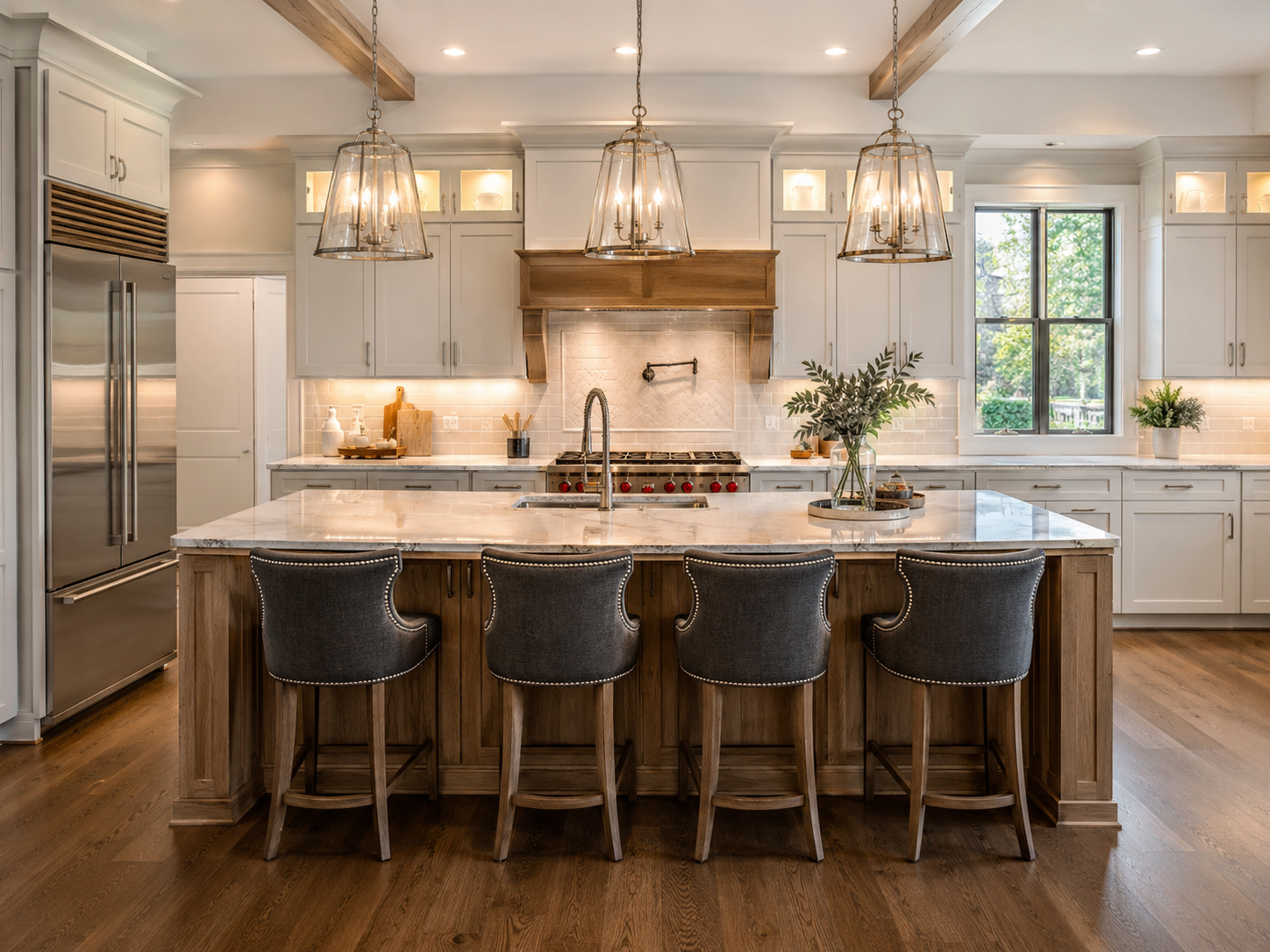 Modern kitchen remodeling in Dubai