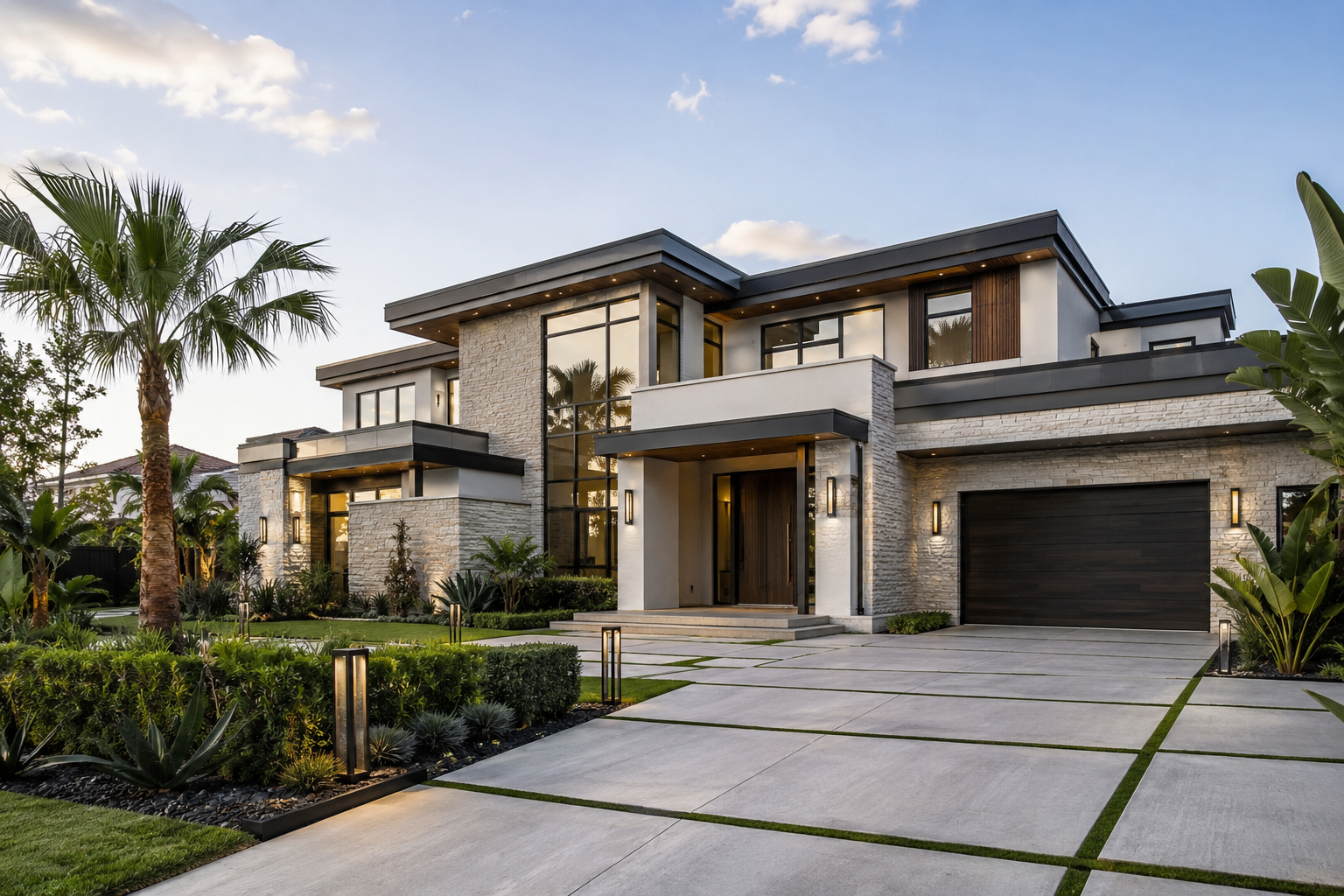 Modern villa extension in Dubai