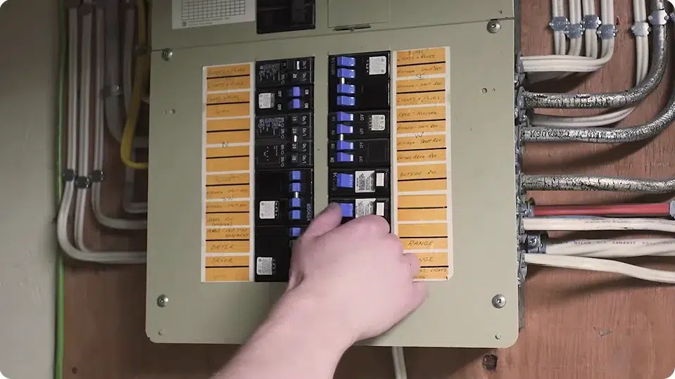 Electrician responding to an emergency power outage in Dubai